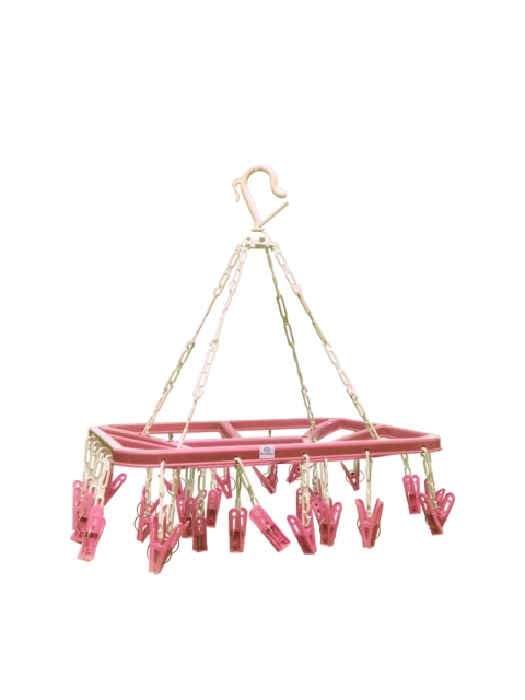 Kuber Industries Pink 360 Degree Portable Clips Drying Hanger - Image 3