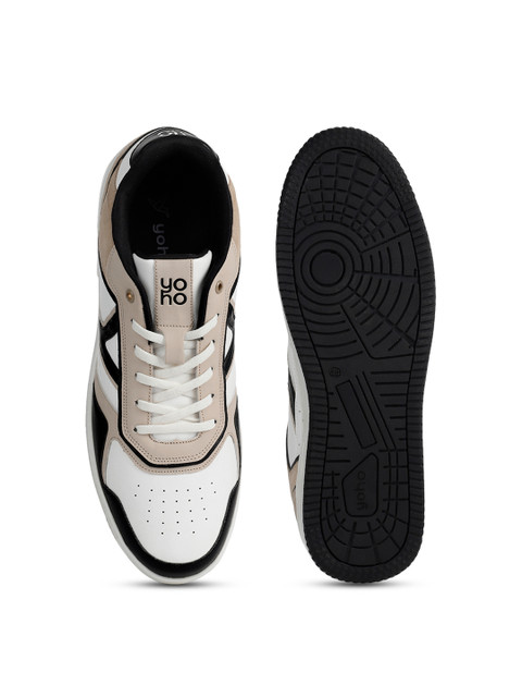 yoho Men Colourblocked Lightweight Memory Foam Basics Sneakers - Image 3