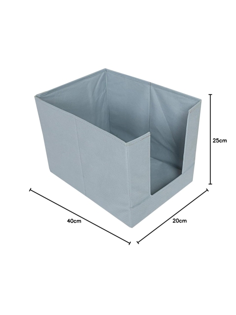 Kuber Industries Grey 4 Pieces Sturdy Base Clothes Organizers - Image 7