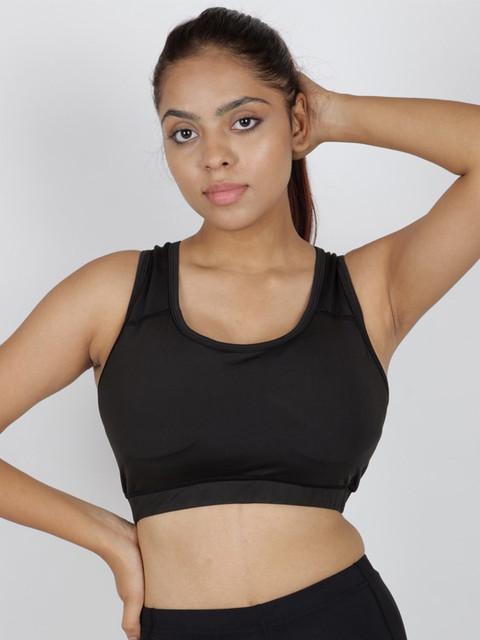 NEVER LOSE Full Coverage 360 Degree Support Removable Padding Workout Bra