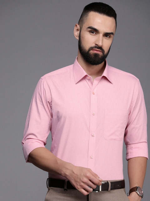 Raymond Slim Fit Pure Cotton Textured Formal Shirt