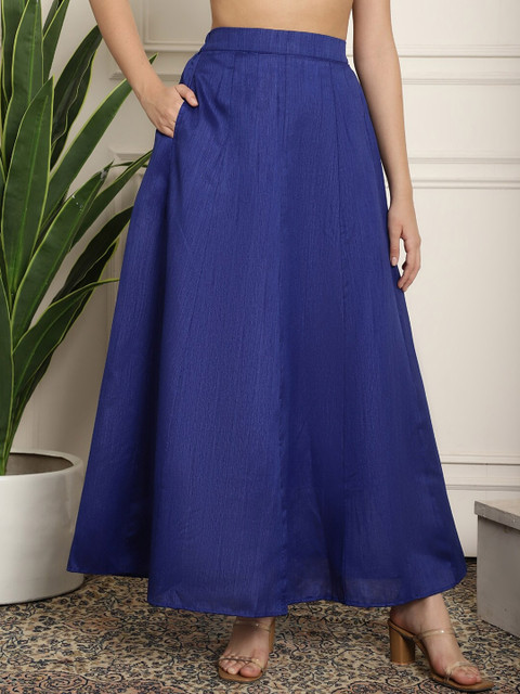 NEUDIS Flared Maxi Lehenga Skirts