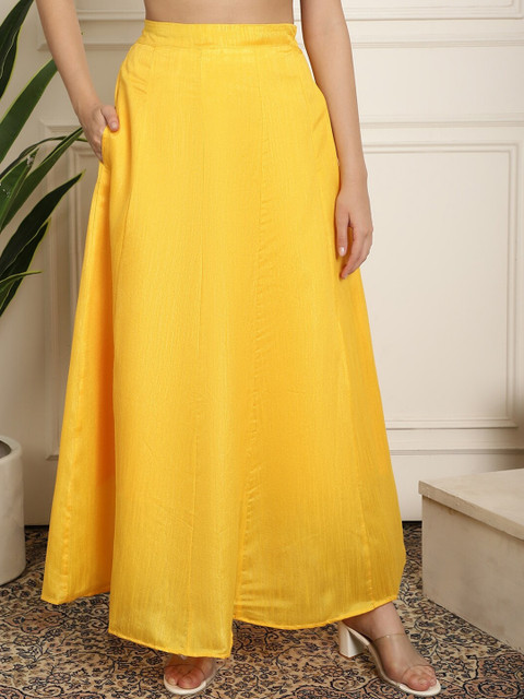 NEUDIS Flared Maxi Lehenga Skirts
