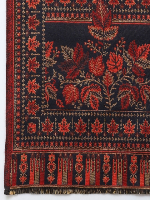 WEAVERS VILLA Floral Woven Design Shawl - Image 3