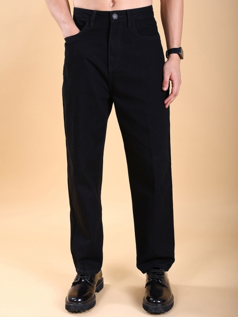 HIGHLANDER Men Loose Fit Mid-Rise Cotton Jeans