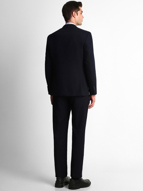 Louis Philippe Men Single Breasted Slim Fit Two Piece Formal Suits - Image 4