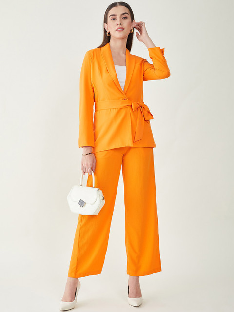 JUNE & HARRY Tailored-Fit Single Breasted Tie-Up Blazer - Image 5