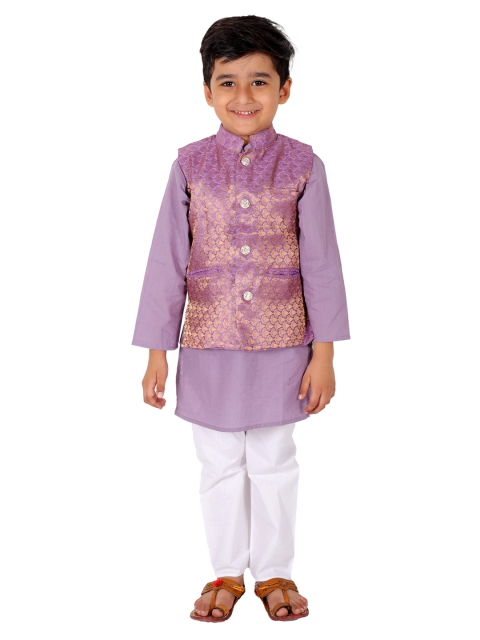 Superminis Boys Pure Cotton Kurta with Pyjamas - Image 4