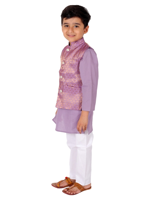 Superminis Boys Pure Cotton Kurta with Pyjamas - Image 3