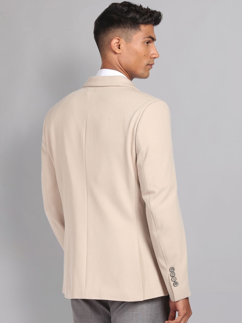 AD By Arvind Slim Fit Notched Lapel Collar Single Breasted Formal Blazers - Image 4