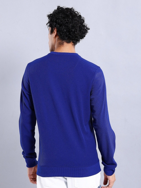 The Indian Garage Co Self Design Textured Long Sleeve Pullover Sweatshirt - Image 4