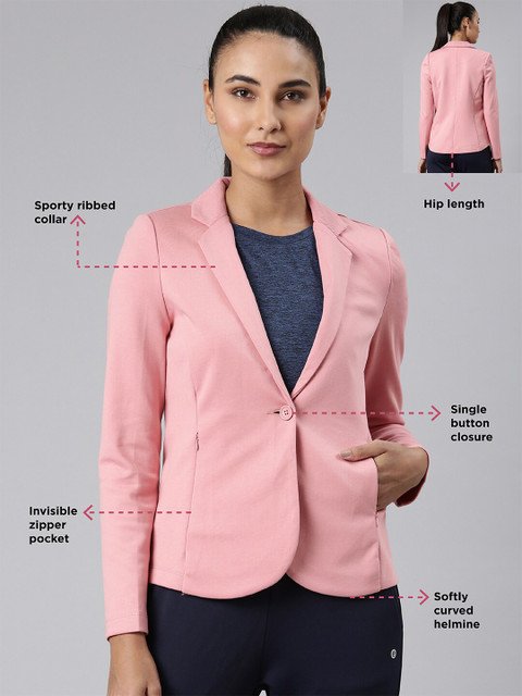 Enamor Dry Fit Cotton Single Breasted Blazers - Image 7