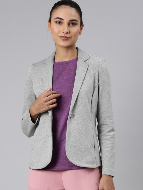 Enamor Dry Fit Cotton Single Breasted Blazers