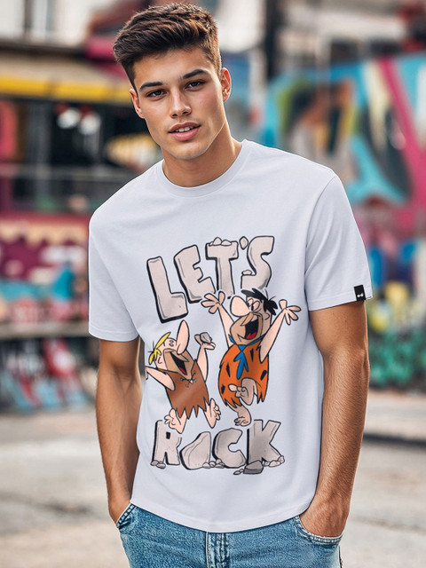 Bewakoof Official Cartoon Network Merchandise Rock N Roll Printed T-shirt