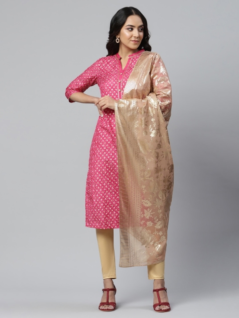 AURELIA Ethnic Motif Printed Chiffon Dupatta - Image 3