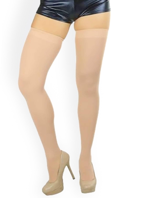 BAESD Women Pack Of 2 Thigh High Sheer Transparent Stockings - Image 2