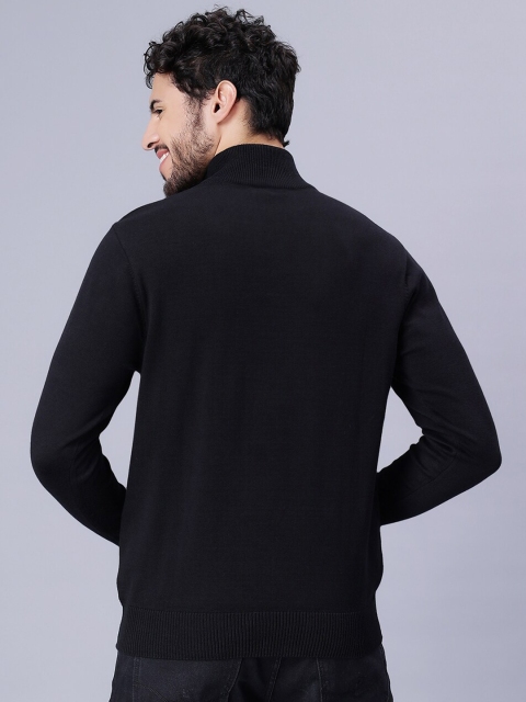 Bharatasya Mock Collar Cotton Pullover Sweatshirt - Image 4