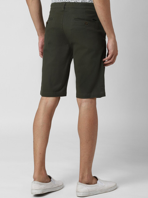 PETER ENGLAND UNIVERSITY Men Mid Rise Regular Shorts - Image 3