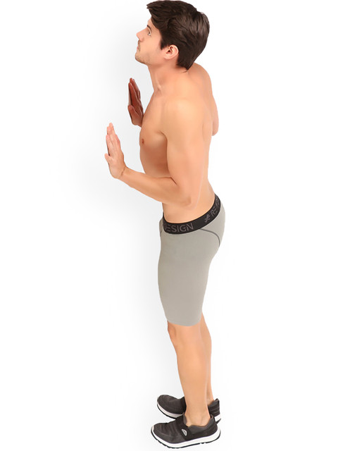 REDESIGN Men Rapid-Dry Skinny Fit Running Sports Shorts - Image 3