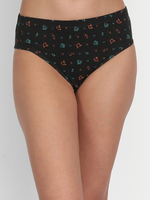 T.T. Pearl Pure Cotton Pack Of 5 Assorted Floral Printed Anti Microbial Briefs - Image 4