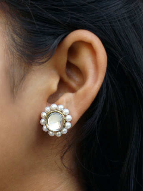 BeAbhika Floral Studs Earrings - Image 5
