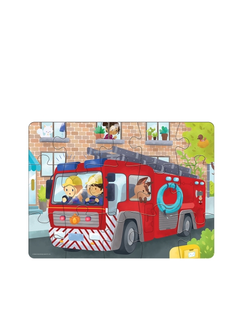 Frank Kids Fire Engine - 15 Pieces Floor Puzzle For Age 3+ Years - Image 4