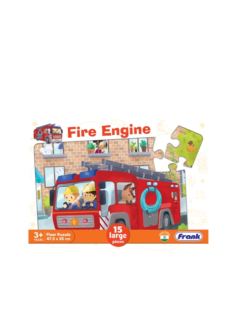 Frank Kids Fire Engine - 15 Pieces Floor Puzzle For Age 3+ Years - Image 2