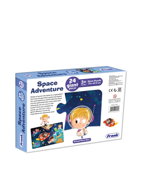 Frank Multicoloured 24 Pcs Space Adventure Giant Floor Puzzle - Image 3