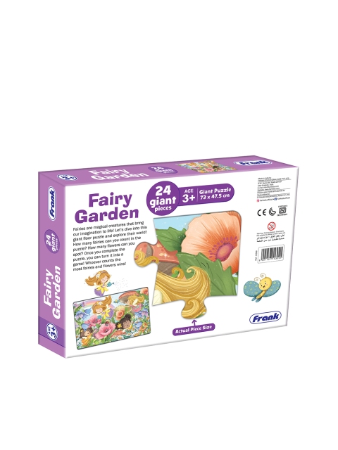 Frank Multicoloured 24 Pcs Fairy Garden Giant Floor Puzzle - Image 3