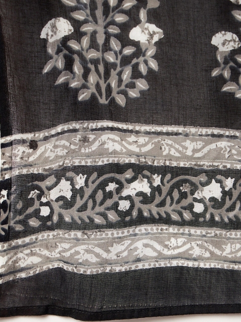 WineRed Floral Printed Pure Cotton Kurta with Salwar & Dupatta - Image 4