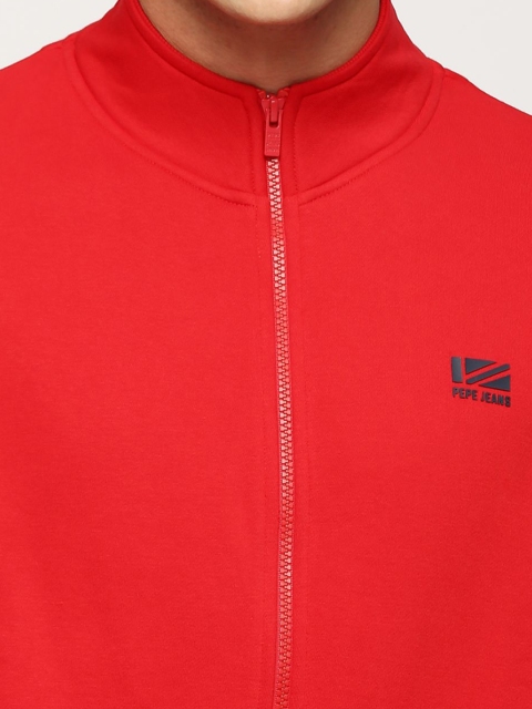 Pepe Jeans Mock Collar Pure Cotton Front-Open Sweatshirt - Image 2