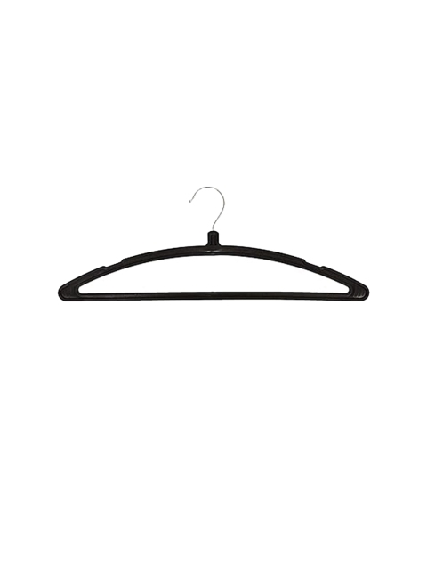 Kuber Industries Black 6 Pieces Plastic Cloth Hangers - Image 5
