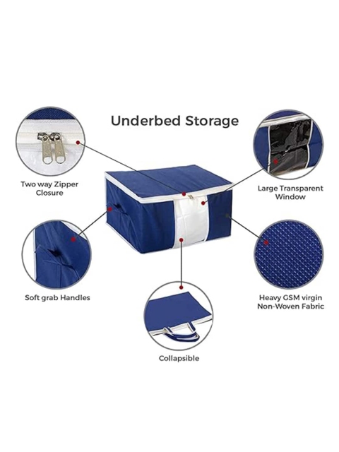 Kuber Industries Blue 2 Pieces Clothing Storage Organisers - Image 3