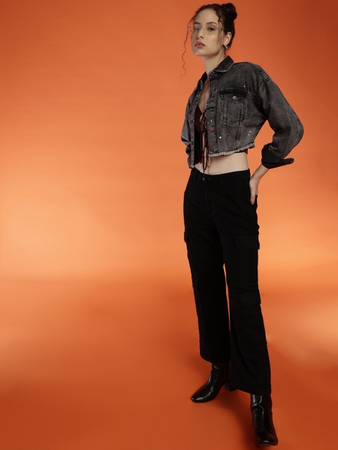 Belliskey Crop Denim Jacket - Image 6
