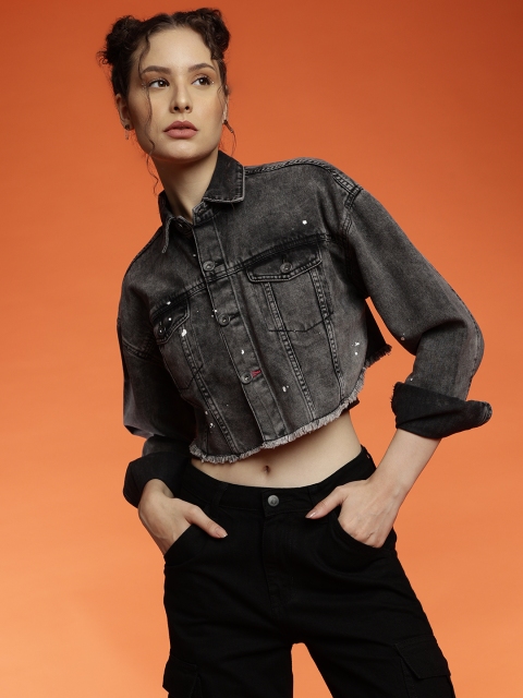 Belliskey Crop Denim Jacket - Image 2
