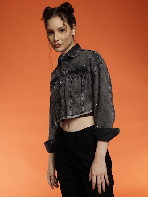 Belliskey Crop Denim Jacket - Image 4