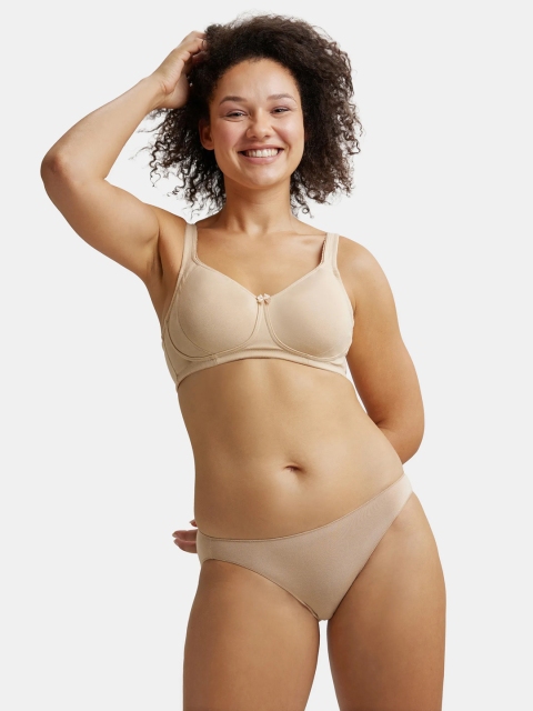 Jockey Plus Size Wirefree Non Padded Super Combed Cotton Full Coverage Bra-ES24 - Image 7