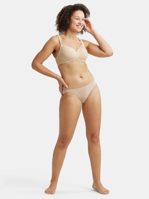 Jockey Plus Size Wirefree Non Padded Super Combed Cotton Full Coverage Bra-ES24 - Image 5