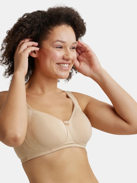 Jockey Plus Size Wirefree Non Padded Super Combed Cotton Full Coverage Bra-ES24 - Image 2
