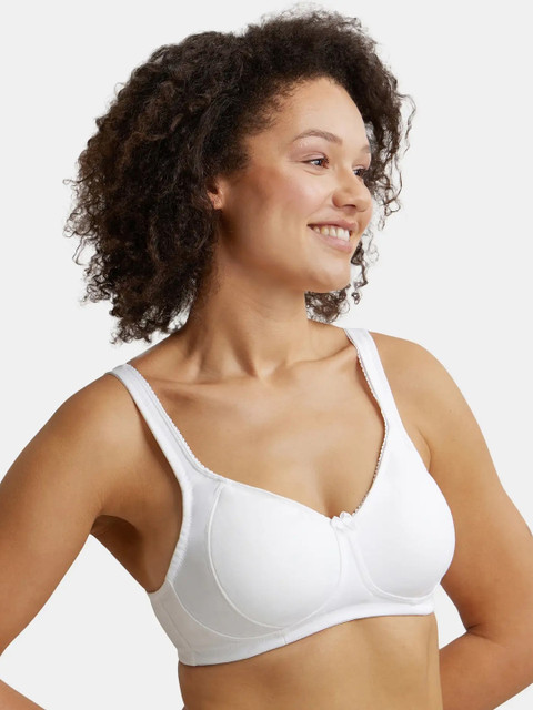 Jockey Plus Size Wirefree Non Padded Super Combed Cotton Full Coverage Bra-ES24 - Image 2