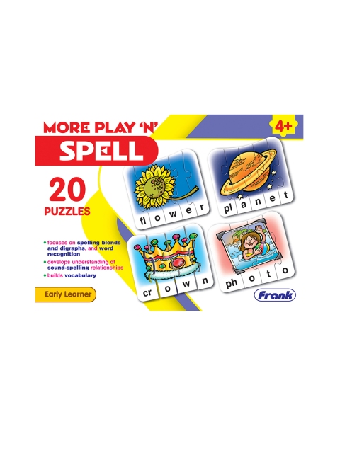 Frank Kids More Play 'N' Spell Early Learning Puzzle For Ages 4+ Years - Image 3