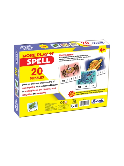 Frank Kids More Play 'N' Spell Early Learning Puzzle For Ages 4+ Years - Image 2