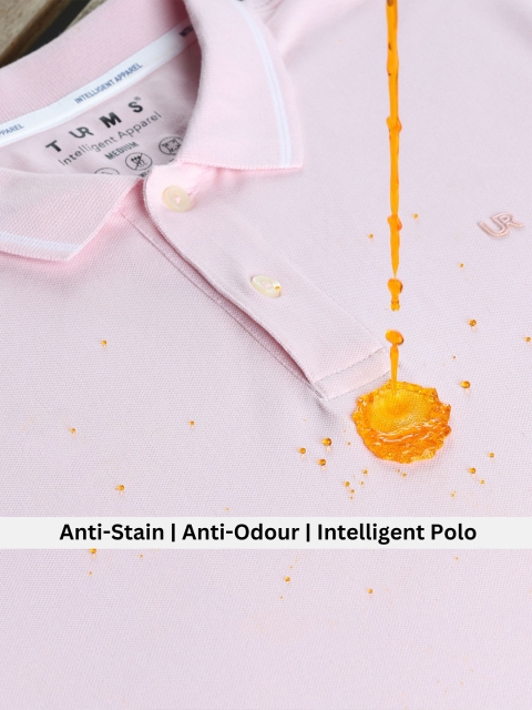 TURMS Anti Stain Anti Odor Water Repellent Cotton Polo T-Shirt - Image 7