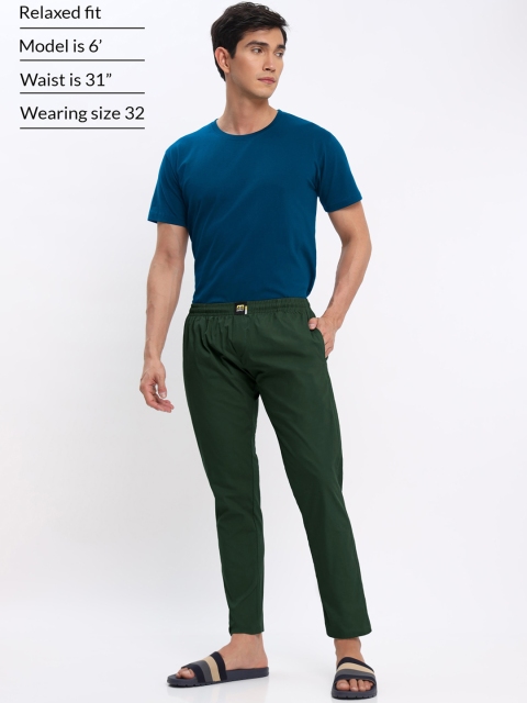 Beyoung Men Mid-Rise Cotton Lounge Pant - Image 4