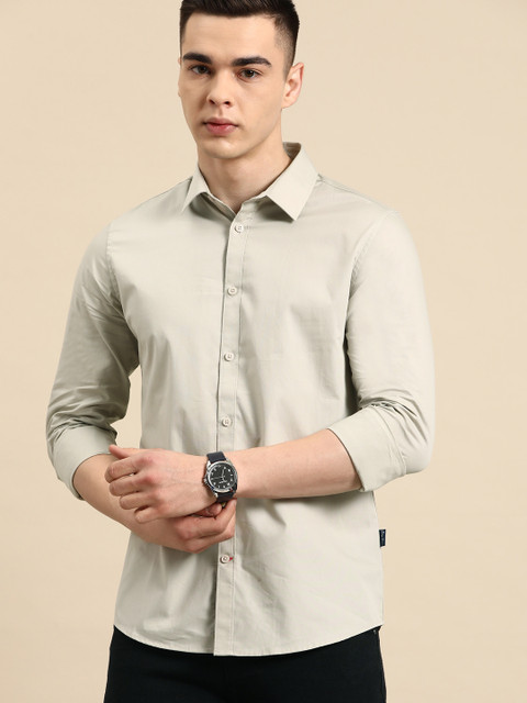 Being Human Slim Fit Pure Cotton Shirt
