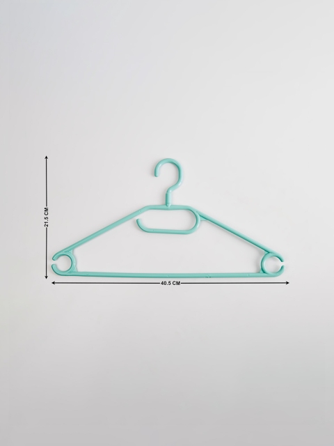 Home Centre Winston Elora Green 10 Pieces Polypropylene Clothes Hangers - Image 7