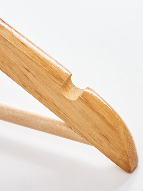 Home Centre Pacific Winston Set Of 8 Wooden Clothes Hangers - Image 6