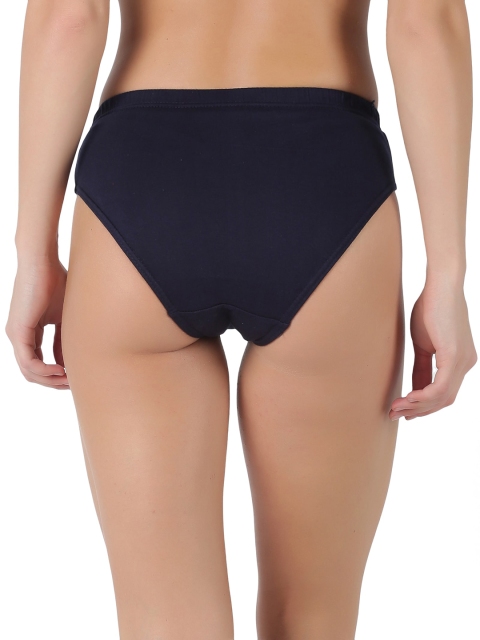 Dollar Lehar Super Combed Cotton Women Solid Hipster Panty - Pack of 3 - Assorted - Image 3