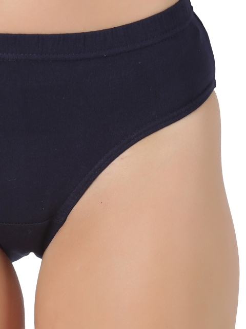 Dollar Lehar Super Combed Cotton Women Solid Hipster Panty - Pack of 3 - Assorted - Image 4