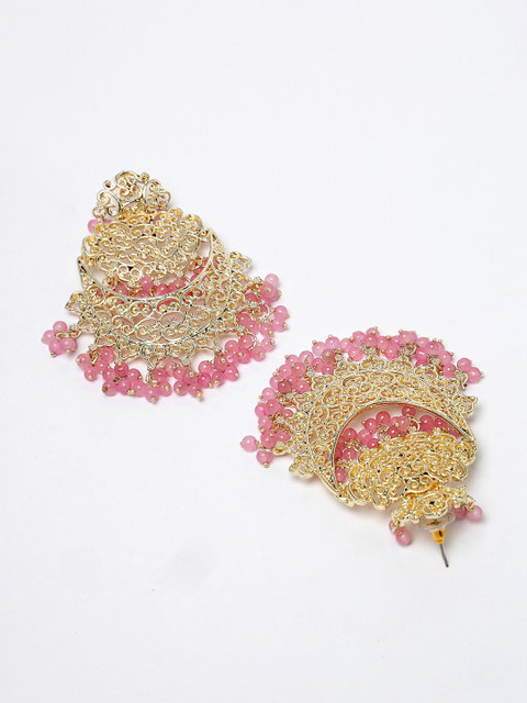 Sukkhi Gold Plated Beaded Chandbalis - Image 5